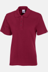 Poloshirt Svenja, tailliert geschnitten, Farbe: bordeaux, Größe: XXL