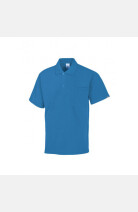 Poloshirt Svenja, tailliert geschnitten, Farbe: azurblau, Größe: XS