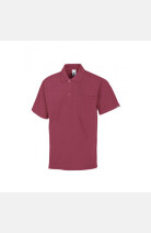 Poloshirt Svenja, tailliert geschnitten, Farbe: brombeere, Größe: XS