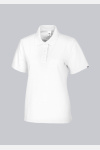 Poloshirt Svenja, tailliert geschnitten, Farbe: weiß, Größe: S