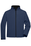 Men´s Softshell Jacket von James&Nicholson, Farbe: Navy, Größe: 5XL