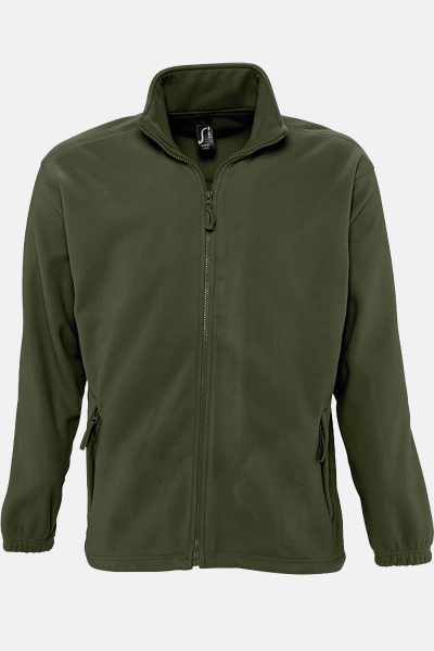 Fleecejacke Soreno, gerade geschnitten, Farbe: army,...
