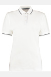 Women´s Classic Fit St. Mellion Polo von Kustom Kit, Farbe: White / Navy, Größe: 40 (L/14)